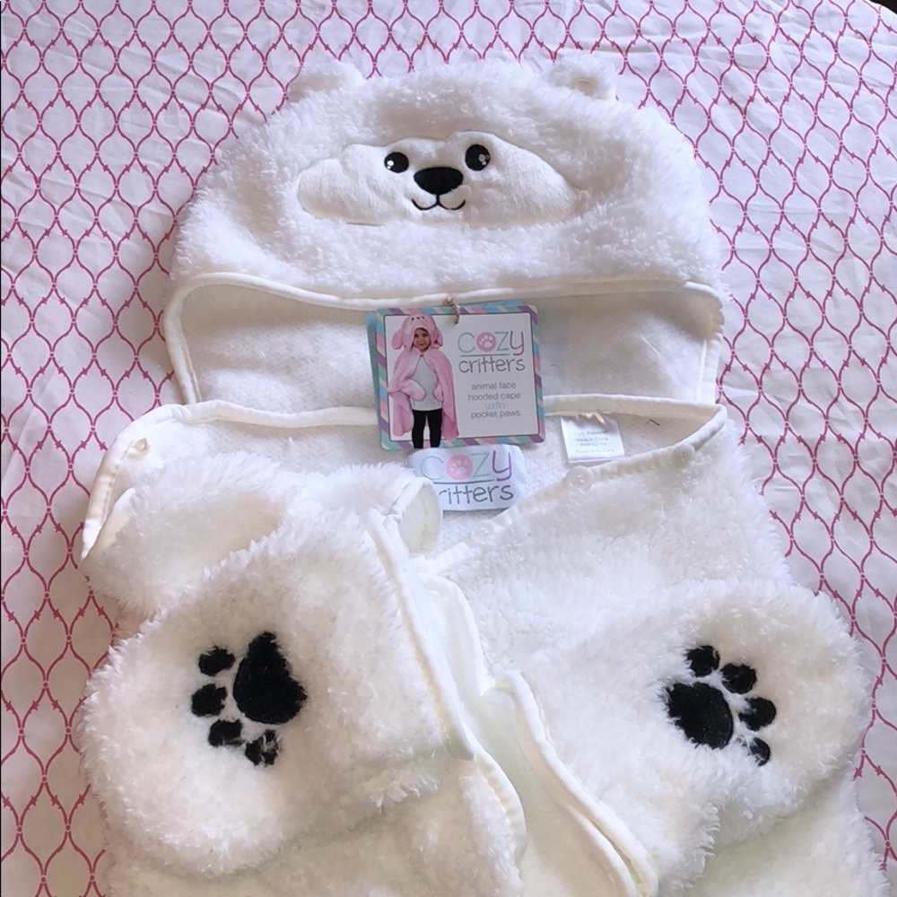 Polar Bear Hooded Cape